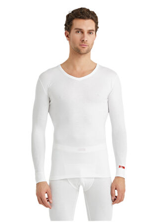 Unisex Termal Tişört 2. Seviye 1257 - Beyaz