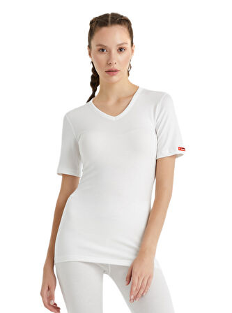 Unisex Termal Tişört 2. Seviye 1263 - Beyaz