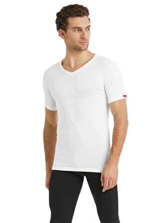 Unisex Termal Tişört 2. Seviye 1263 - Beyaz