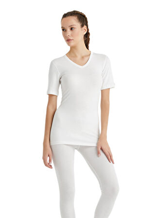 Unisex Termal Tişört 2. Seviye 1263 - Beyaz