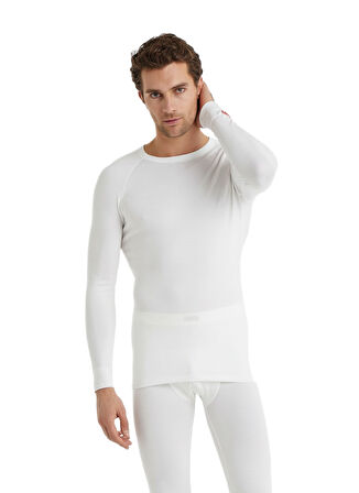 Unisex Termal Tişört 2. Seviye 9259 - Beyaz