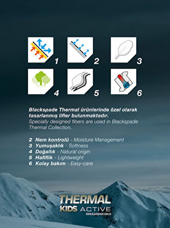 Çocuk Termal Tişört 2. Seviye 9265 - Beyaz