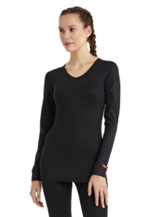 Unisex Termal Tişört 2. Seviye 1257 - Siyah