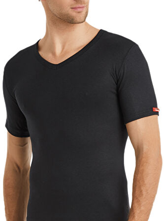 Unisex Termal Tişört 2. Seviye 1263 - Siyah