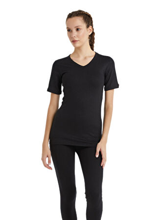 Unisex Termal Tişört 2. Seviye 1263 - Siyah