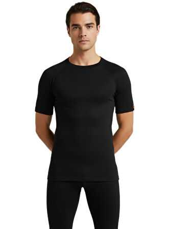 Unisex Termal Tişört 2. Seviye 9258 - Siyah