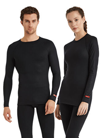 Unisex Termal Tişört 2. Seviye 9259 - Siyah