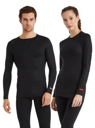 Unisex Termal Tişört 2. Seviye 9259 - Siyah