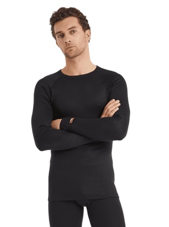 Unisex Termal Tişört 2. Seviye 9259 - Siyah