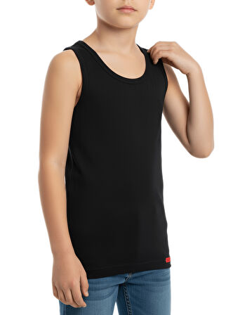 Çocuk Termal Atlet 2. Seviye İçlik 9264 - Siyah