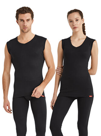 Unisex Termal Tişört 2. Seviye 9243 - Siyah