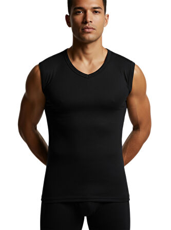 Unisex Termal Tişört 2. Seviye 9243 - Siyah