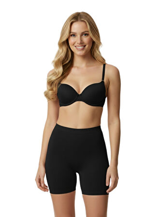 Kadın Korse Tayt Illusion 1479 - Siyah