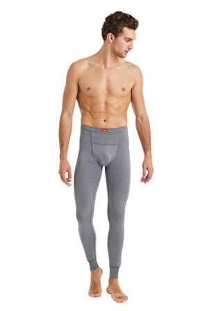 Erkek Termal Alt İçlik 2. Seviye 9262 - Gri Melanj
