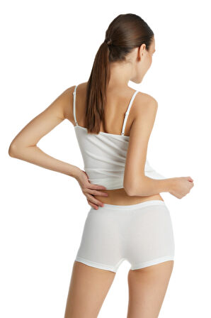 Kadın Boxer Essential 1301 - Beyaz