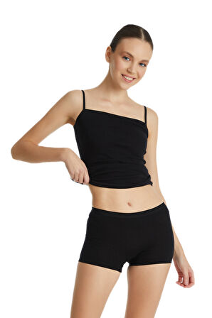 Kadın Boxer Essential 1301 - Siyah
