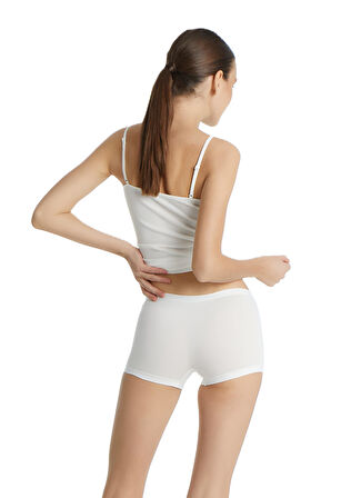 Blackspade Kadın Krem Boxer Essential 1301