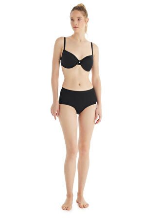 Blackspade Kadın Siyah Yüksek Bel Slip Külot 1307