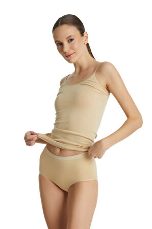 Kadın Slip Külot Essential 1307 - Ten