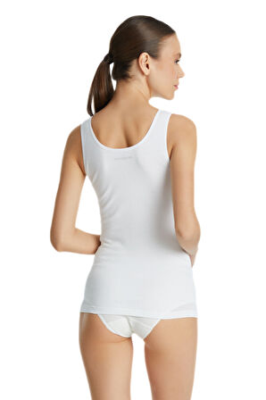 Kadın Atlet Essential 1950 - Beyaz