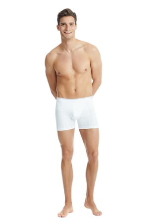 Erkek Pamuk Elastan Boxer Tender Cotton 9233 - Beyaz