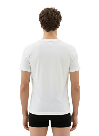 Blackspade Erkek Beyaz V-Yaka Atlet Aura 9508