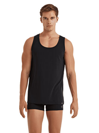 Blackspade Erkek Siyah Modal Atlet Silver 9305