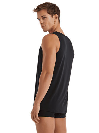 Blackspade Erkek Siyah Modal Atlet Silver 9305