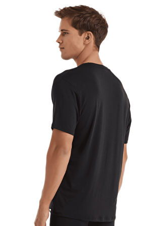 Blackspade Erkek Siyah Modal Atlet Silver 9306