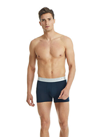 Blackspade Erkek Lacivert Modal Boxer Silver 9303