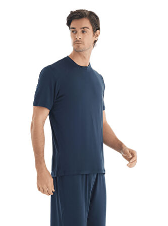 Blackspade Erkek Koyu Mavi Modal Atlet Silver 9306