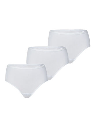 Kadın Külot 3'lü Paket Essential 1577 - Beyaz