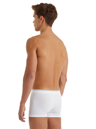Blackspade Erkek Beyaz Boxer Pamuklu 3'lü Paket 9670