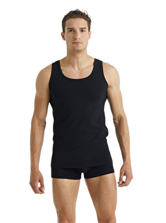 Blackspade Erkek Siyah Atlet 2'li Paket 9678