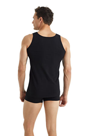 Blackspade Erkek Siyah Atlet 2'li Paket 9678