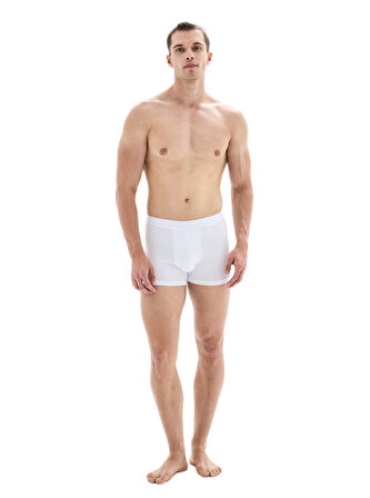 Blackspade Erkek Beyaz Boxer 2'li Paket Mood 9324