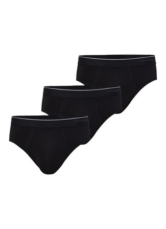 Erkek Slip 3'lü Paket Tender Cotton 9672 - Siyah