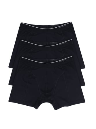 Erkek Boxer 3'lü Paket Tender Cotton 9673 - Siyah