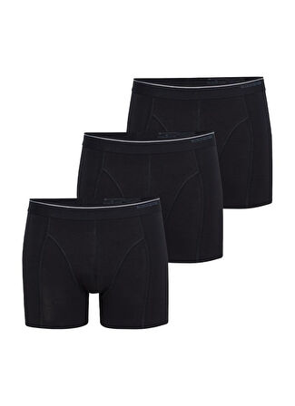 Blackspade Erkek Siyah Boxer Pamuklu 3'lü Paket 9673