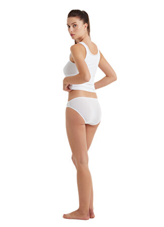 Kadın Atlet Comfort Elegance 1364 - Beyaz