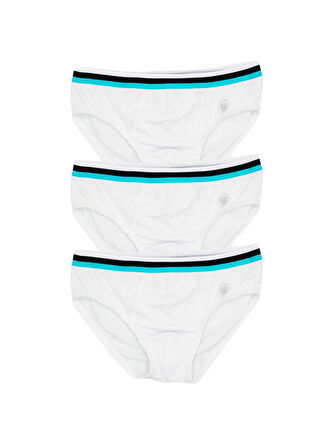 Erkek Çocuk Külot 3'lü Paket 9394 - Beyaz