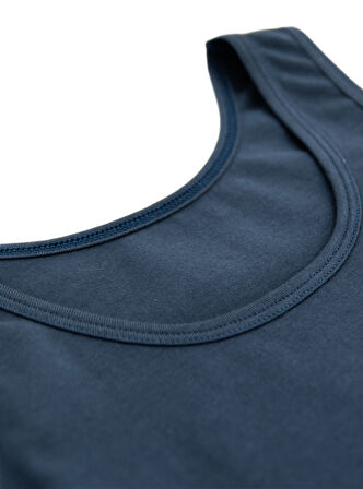 Erkek Çocuk Atlet 2'li Paket 9396 - Beyaz Lacivert