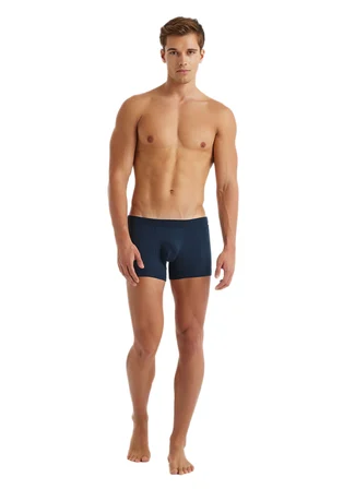 Erkek Modal Elastan Boxer Silver 9310 - Lacivert