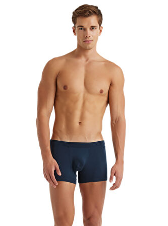 Erkek Modal Elastan Boxer Silver 9310 - Lacivert