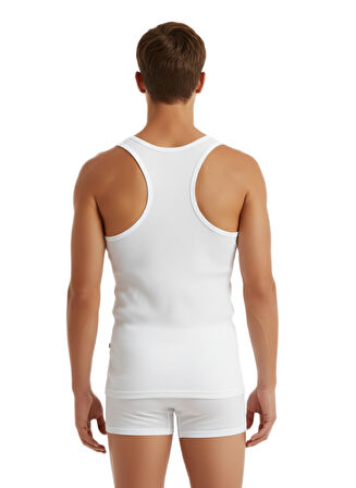 Blakspade Erkek Beyaz Spor Atlet 2'li Paket 9676