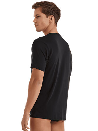 Blackspade Erkek Siyah Modal Atlet Silver 9308