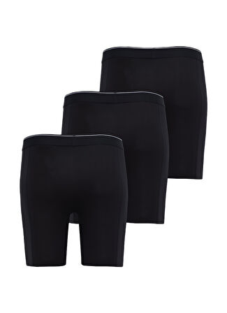 Blackspade Erkek Siyah Boxer Pamuklu 3'lü Paket 9683