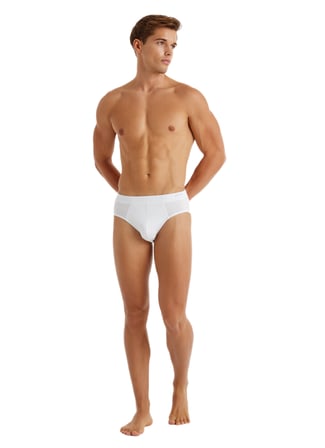 Erkek Slip Külot 2'li Paket Loose Fit 9625 - Beyaz