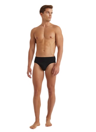 Erkek Slip Külot 2'li Paket Loose Fit 9625 - Siyah