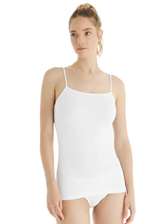 Kadın Askılı Silver Atlet 1628 - Beyaz